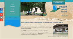 Desktop Screenshot of campingpesson.com